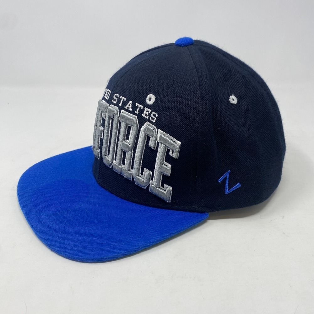 Zephyr Air Force‎ Snapback Blue Hat Falcons Embroidered NCAA Adjustable Cap - Picture 5 of 11